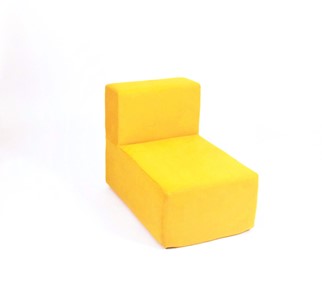 Кресло бескаркасное Тетрис 50х80х60, желтое в Томске