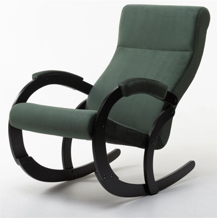 Кресло-качалка в гостиную Корсика, ткань Amigo Green 34-Т-AG в Томске - изображение