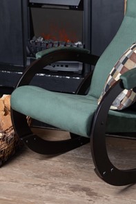 Кресло-качалка в гостиную Корсика, ткань Amigo Green 34-Т-AG в Томске - предосмотр 6