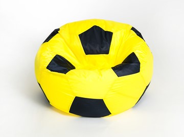 Кресло-мешок Мяч большой, желто-черный в Томске