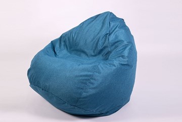 Кресло-мешок Юниор, рогожка синий в Томске