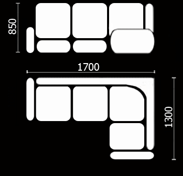 Кухонный угловой диван Нео КМ-01 (168х128 см.) в Томске - изображение 3