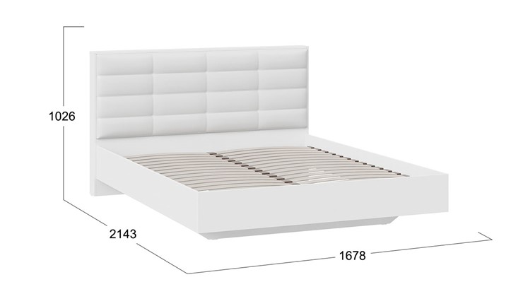 Кровать в спальню Агата тип 1 (Белый) в Томске - изображение 2