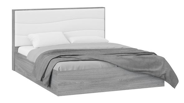 Кровать с механизмом Миранда тип 1 (Дуб Гамильтон/Белый глянец) в Томске - изображение