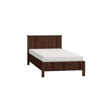 Спальная кровать Sherlock 45 + 5.1 Основание с гибкими ламелями металл 900, Орех шоколадный в Томске - изображение