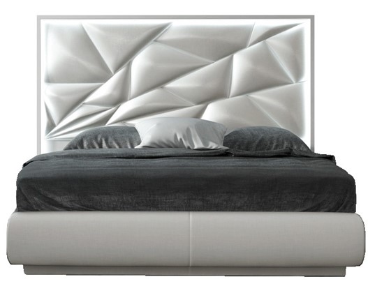 Кровать полутороспальная FRANCO KIU 1242 с LED подсветкой изголовья (160х200) в Томске - изображение