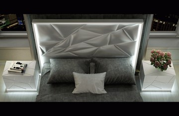 Кровать полутороспальная FRANCO KIU 1242 с LED подсветкой изголовья (160х200) в Томске - предосмотр 8