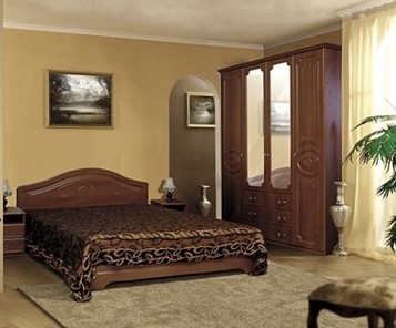 Модульная спальня Ивушка-5, цвет Итальянский орех в Томске