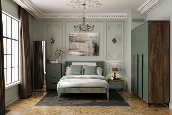 Модульная спальня Брента (Оливковый) в Томске - изображение