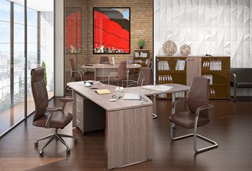 Офисный комплект мебели Xten для двух сотрудников с тумбочками в Томске - предосмотр 2