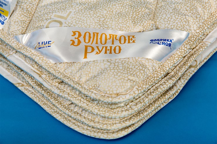 Одеяло всесезонное полутороспальное Золотое Руно в Томске - изображение 1