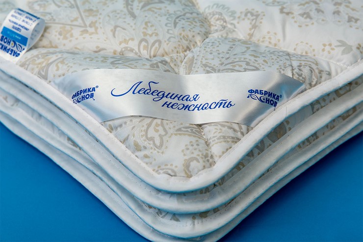 Одеяло всесезонное полутороспальное Лебединая нежность в Томске - изображение 1