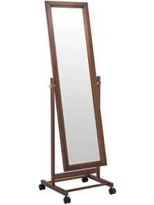 Зеркало напольное в гардероб BeautyStyle 27 (135х42,5см) Средне-коричневый в Томске