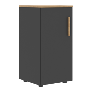 Низкий шкаф колонна с левой дверью FORTA Графит-Дуб Гамильтон  FLC 40.1 (L) (399х404х801) в Томске