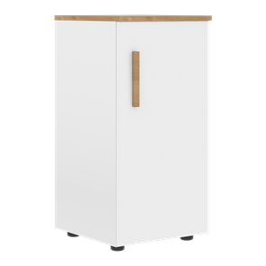 Низкий шкаф колонна с правой дверью FORTA Белый-Дуб Гамильтон FLC 40.1 (R) (399х404х801) в Томске