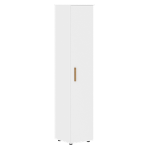 Шкаф колонна высокий с глухой дверью FORTA Белый FHC 40.1 (L/R) (399х404х1965) в Томске