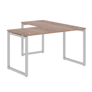 Письменный стол угловой левый XTEN-Q Дуб-сонома- серебро XQCT 1415 (L) (1400х1500х750) в Томске