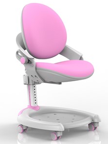 Детское кресло Mealux ZMAX-15 Plus, Y-710 PN, белый металл, обивка розовая однотонная в Томске