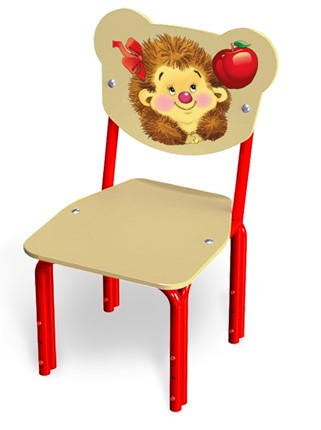 Детский растущий стул Ежик (Кузя-Еж(1-3)ВКр) в Томске - изображение