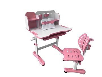 Растущий стол и стул Vivo Pink FUNDESK в Томске - предосмотр