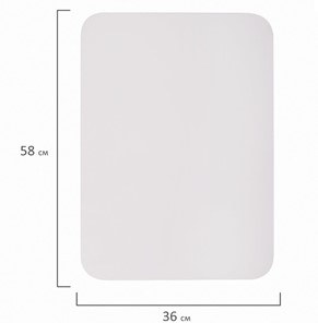 Магнитная доска для рисования BRAUBERG, 58х36 см с маркером, магнитом и салфеткой в Томске - предосмотр 8