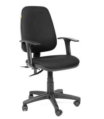 Кресло офисное CHAIRMAN 661 Ткань стандарт 15-21 черная в Томске - изображение