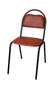 Офисный стул Стандарт СРП-033 Эмаль коричневый кожзам в Томске